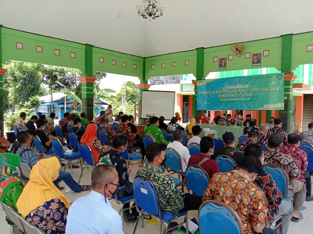 Satpol PP adakan Sosialisasi Peraturan Perundang-Undangan Bidang Cukai di Kecamatan Balen