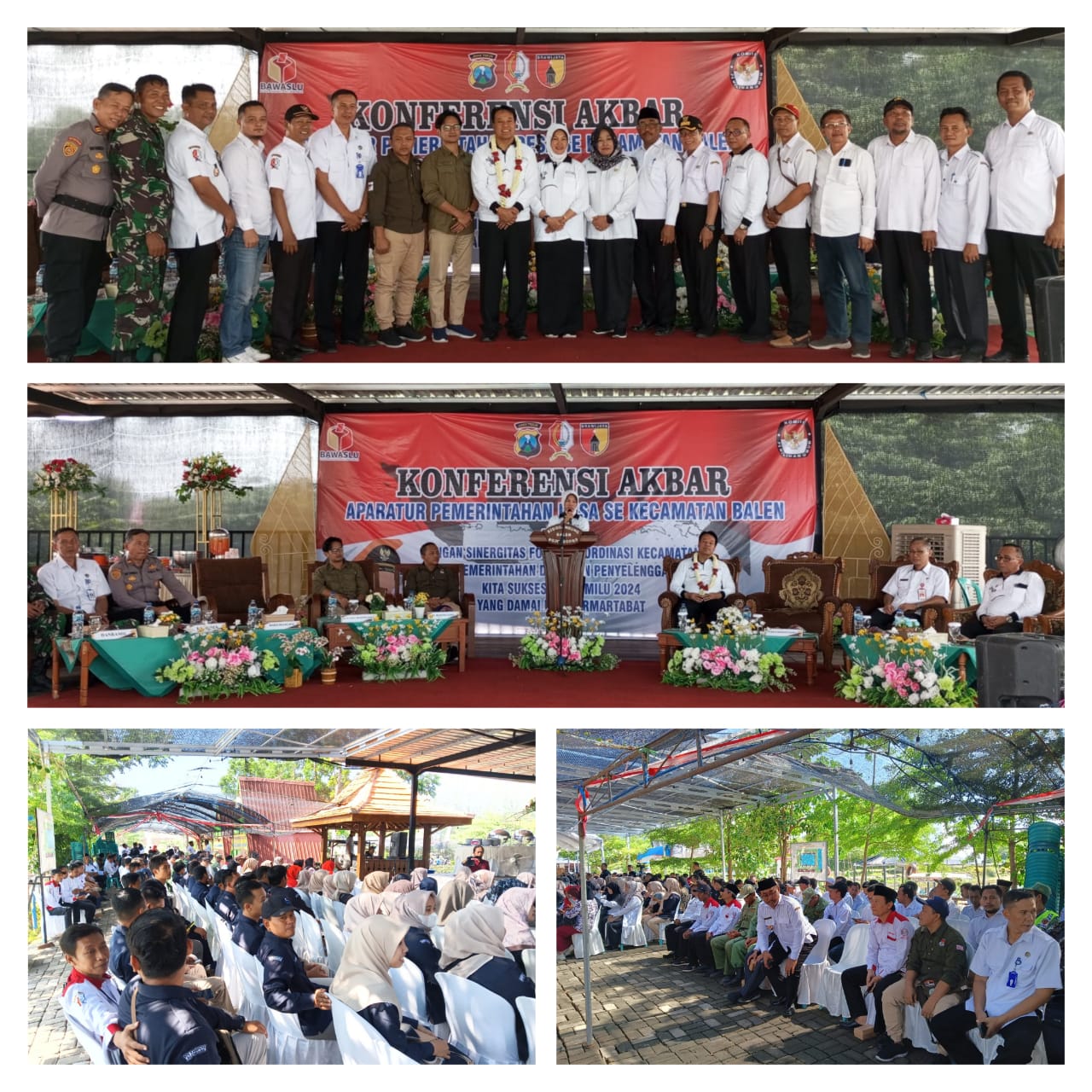 KONFERENSI AKBAR FORUM KOORDINASI KECAMATAN BERSAMA APARATUR PEMERINTAHAN DESA SE KECAMATAN BALEN