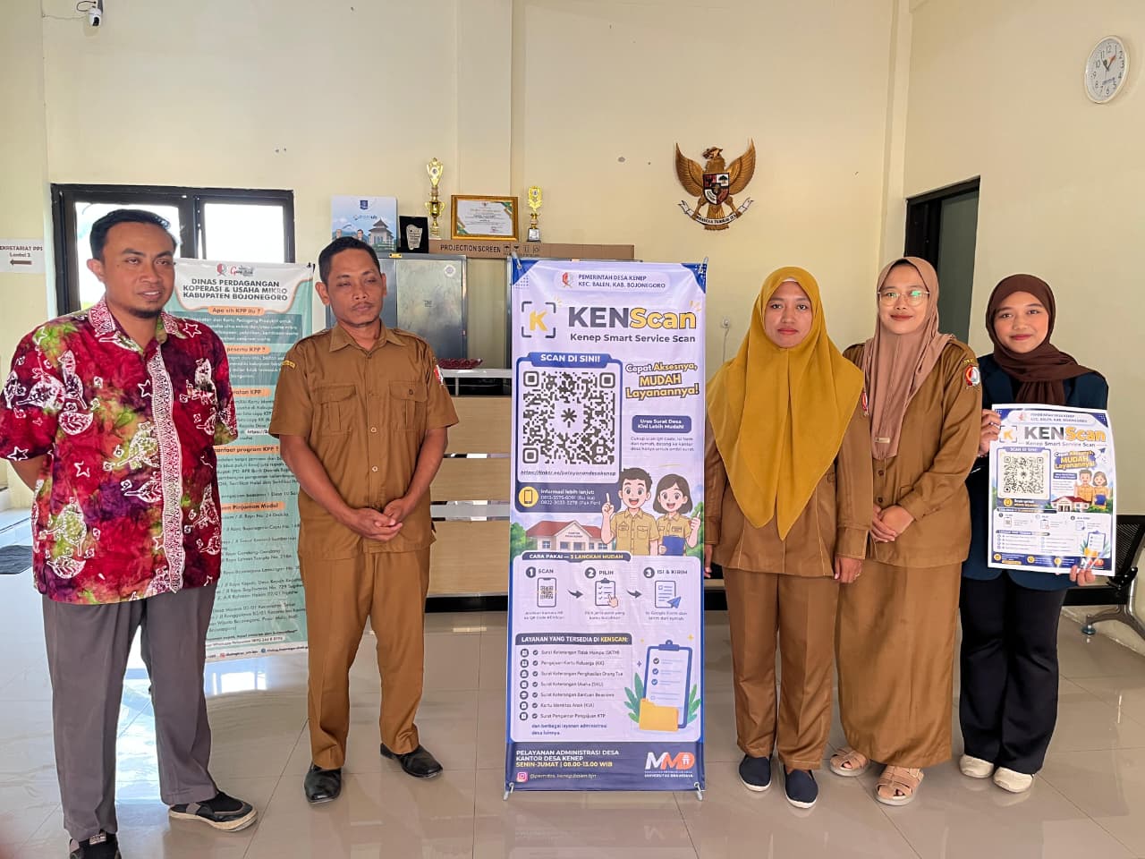 MMD UB Hadirkan KENScan: Inovasi Layanan Administrasi Digital Desa Kenep