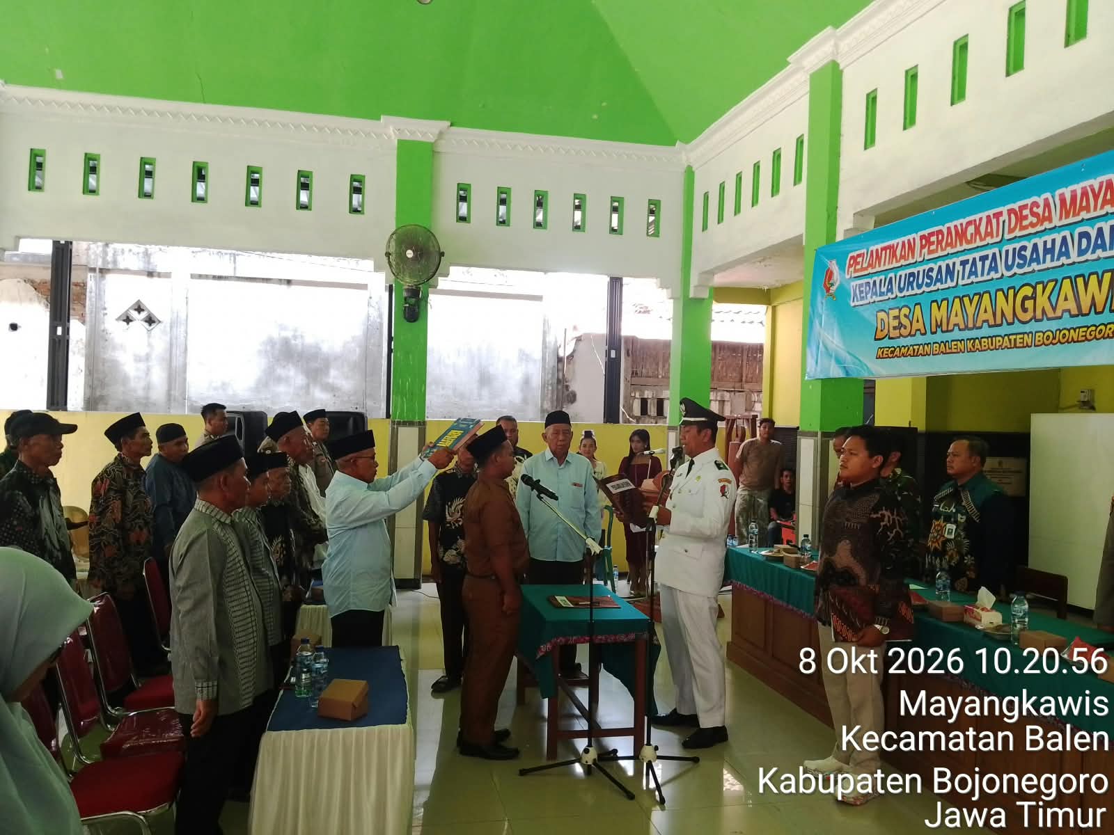 Pelantikan Perangkat Desa Mayangkawis Telah Dilaksanakan