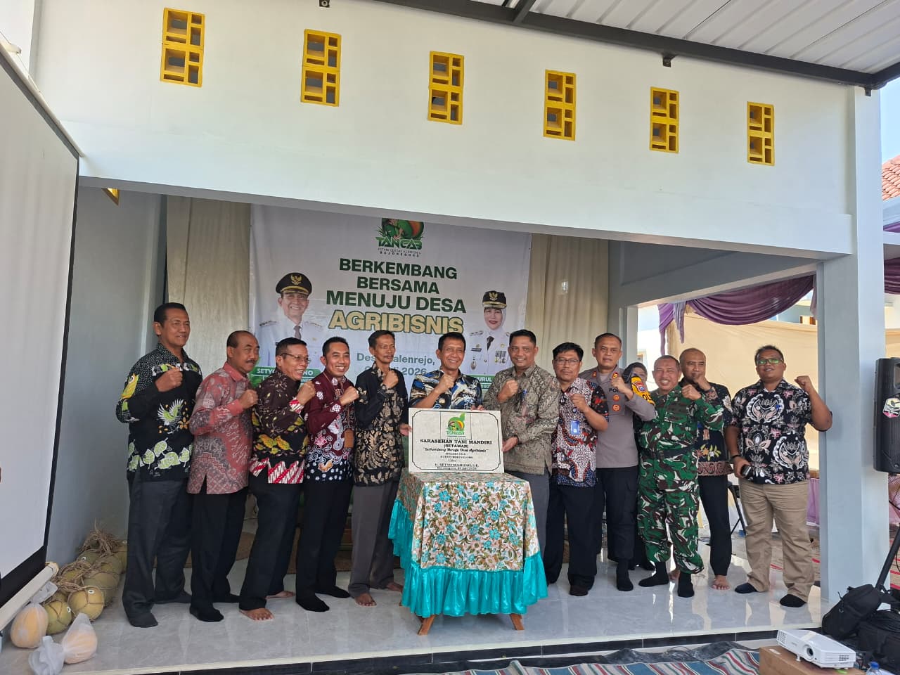 Sarasehan Tani Mandiri di Wisata Buah Melon TANCAB