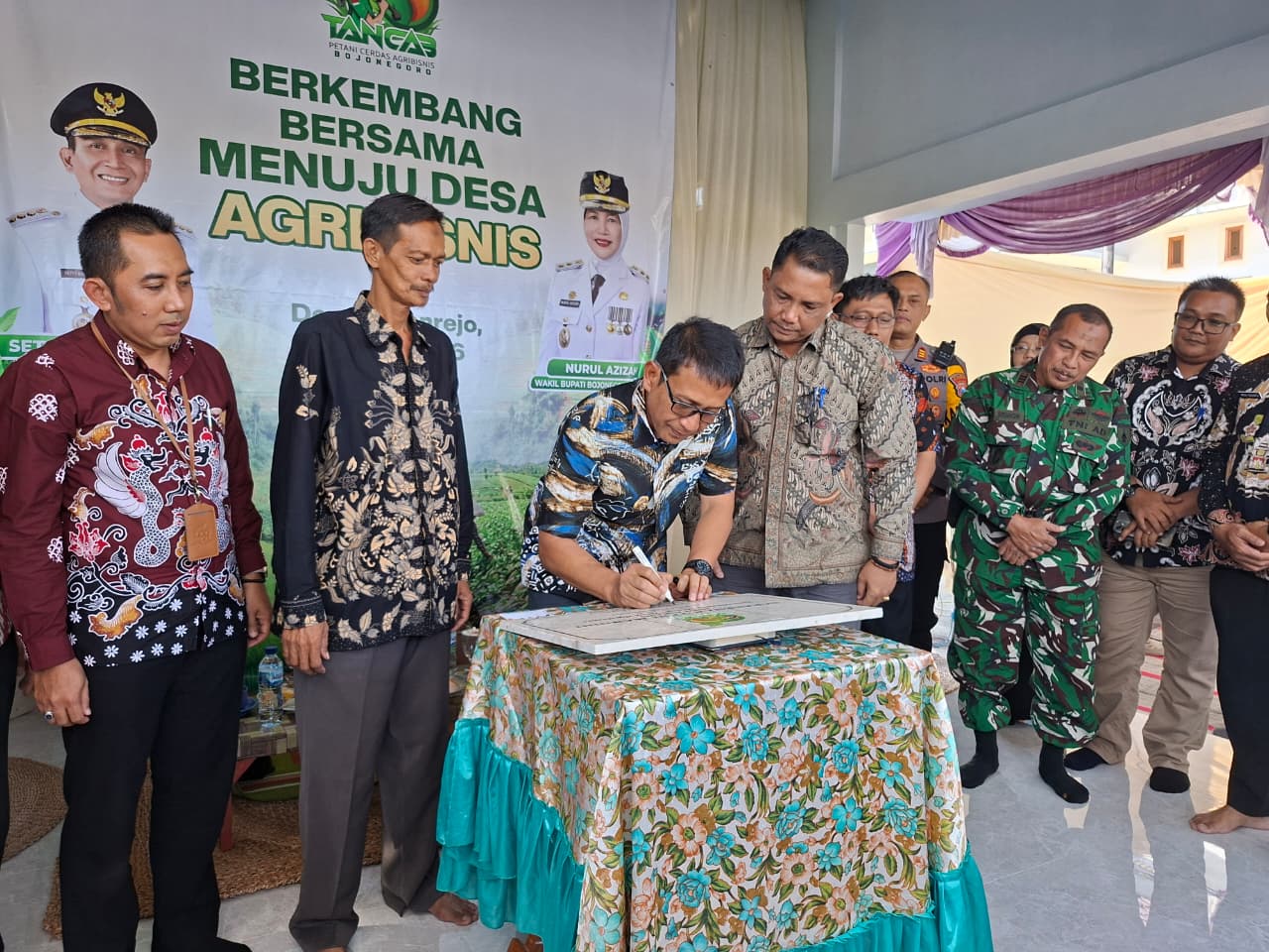 Sarasehan Tani Mandiri di Wisata Buah Melon TANCAB