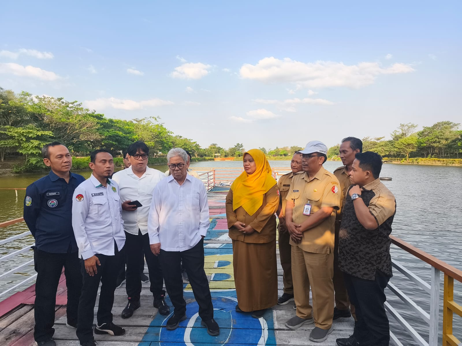 Kunjungan Kemendes PDTT di Sidobandung, Balen