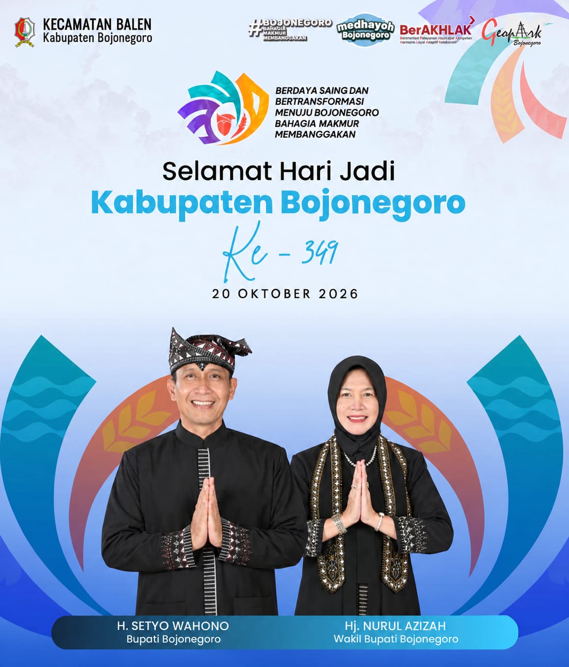Selamat Hari Jadi Kabupaten Bojonegoro ke-349